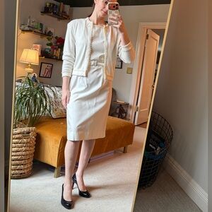 Vintage 1960s matching dress and cardigan